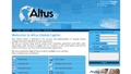 screenshot of the Altus Global Finance web site