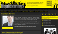 screenshot of the Liquid Strings web site
